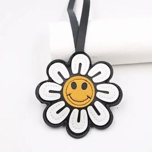 Puffy Smiley Face Flower Bag Accessory #1460